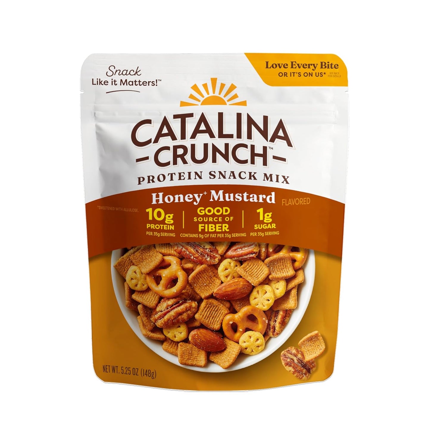 Catalina-Crunch-Protein-Snack-Mix,-Honey-Mustard,-5.25-oz-Bag-(Pack--of-1)-|-Protein,-2334