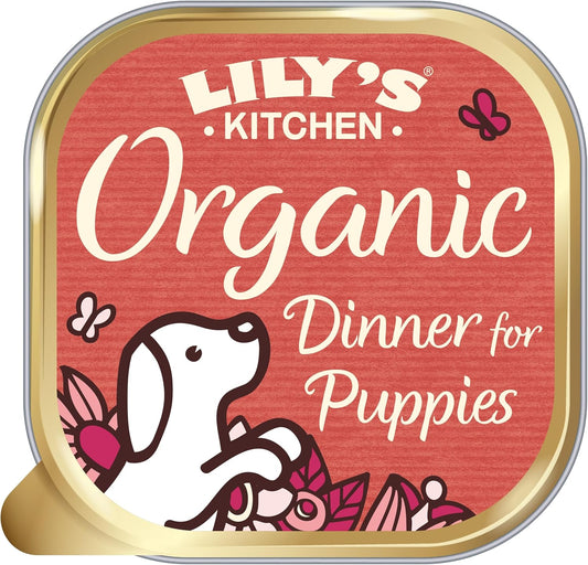 Lily's-Kitchen-Organic-Dinner---For-Puppies-150g-(Pack-of-11)-----347