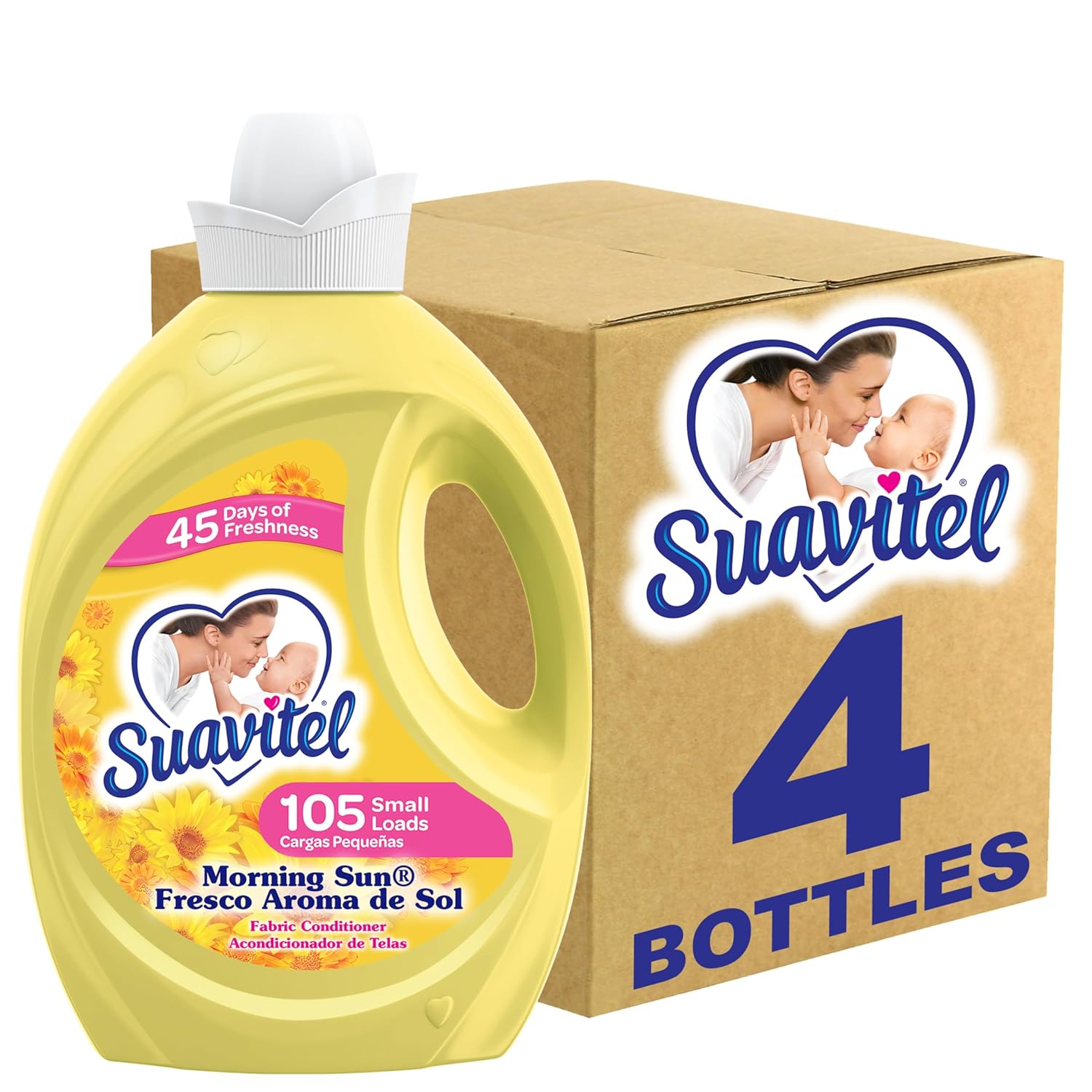 Suavitel-Fabric-Softener,-Morning-Sun,-105-oz-(Pack-of-4)-----966