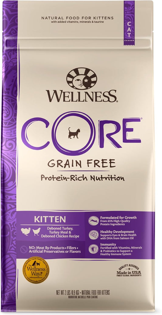Wellness-Core®-Natural-Dry-Grain-Free-Kitten-Food,-98