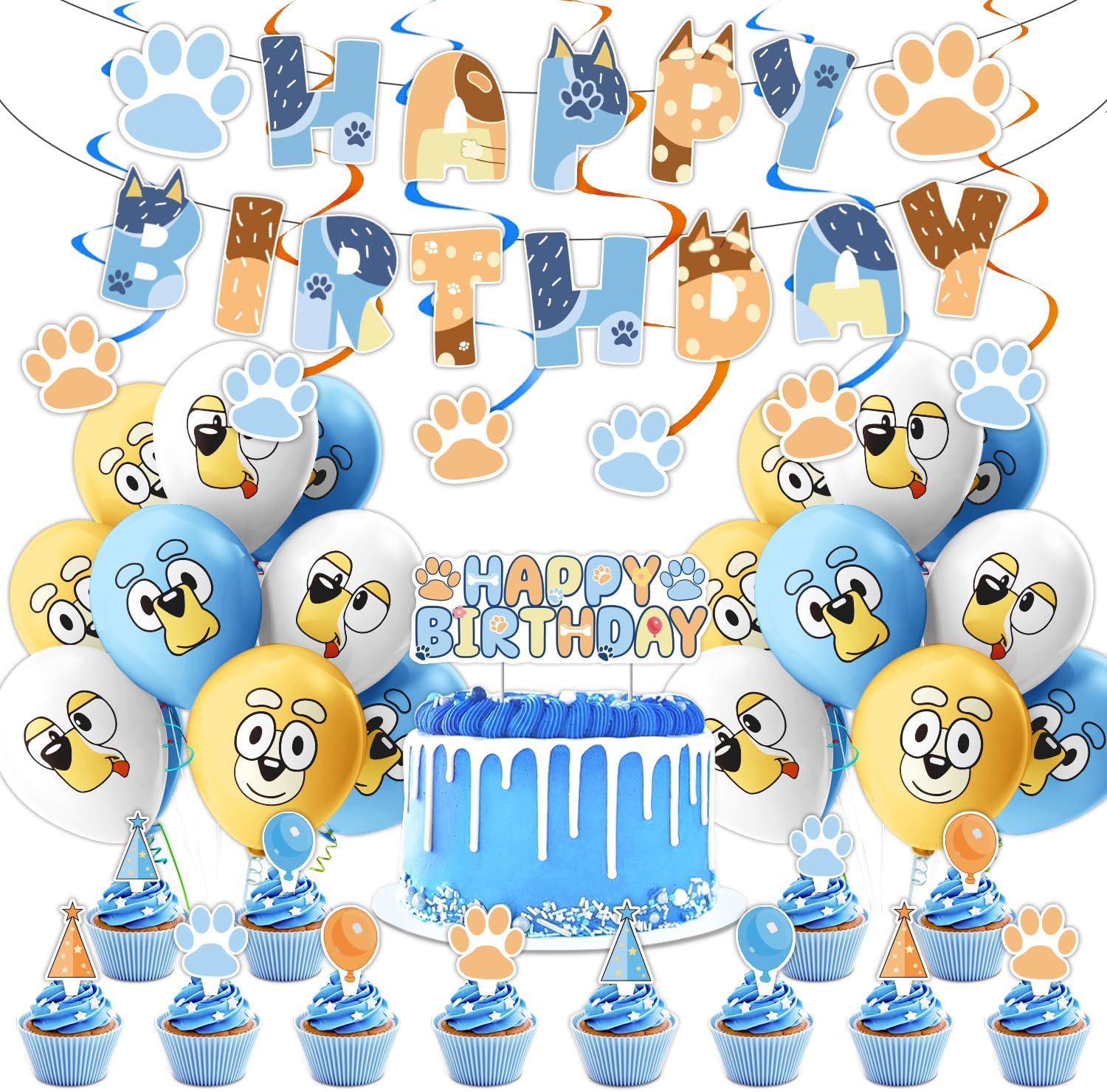 Blue-Dog-Birthday-Party-Supplies,-Blue-Dog-3817