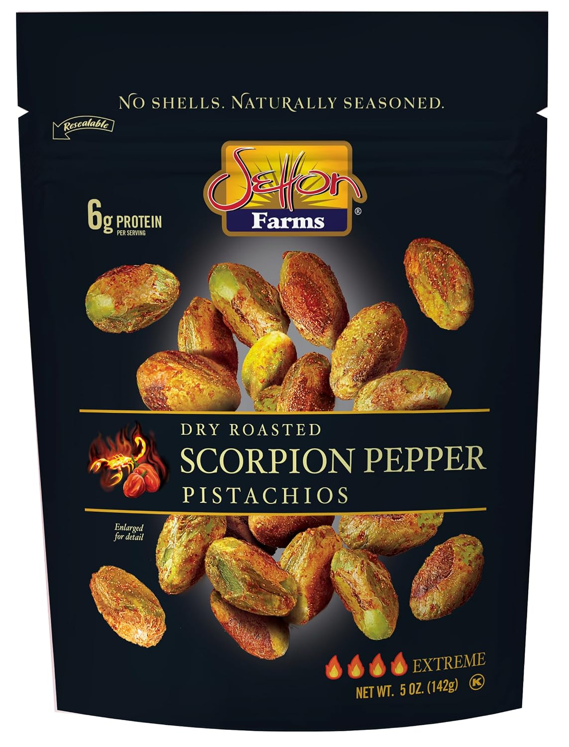 Setton-Farms-Pistachios,-Scorpion-Pepper-Extreme-Flavor,-Naturally-Seasoned,-Dry-Roasted--No-Shell,-Non-GMO-Verif-414