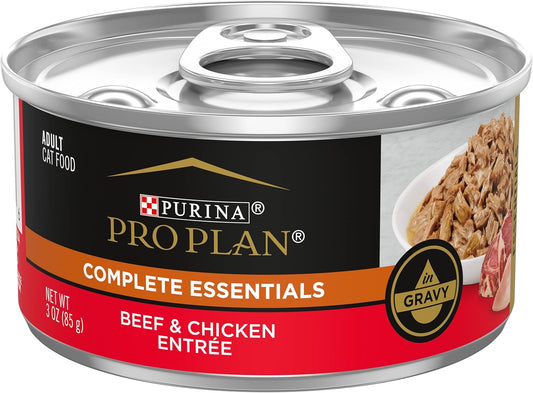 Purina-Pro-Plan-High-Protein-Cat-Food-Wet-Gravy,-Beef-and-Entree-(Pack-24)1556