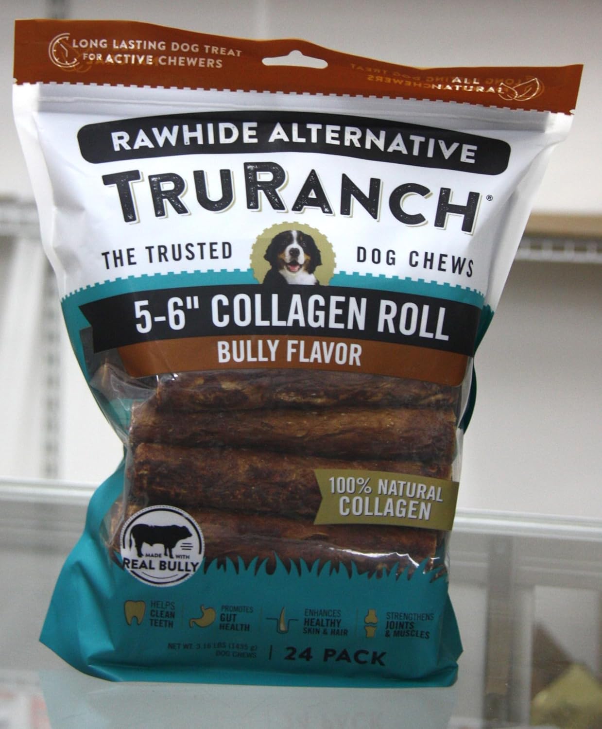 Collagen-Roll-5-6''-Bully-Flavor,-24-ct.,-3.16-Pound-(Pack-of--1257