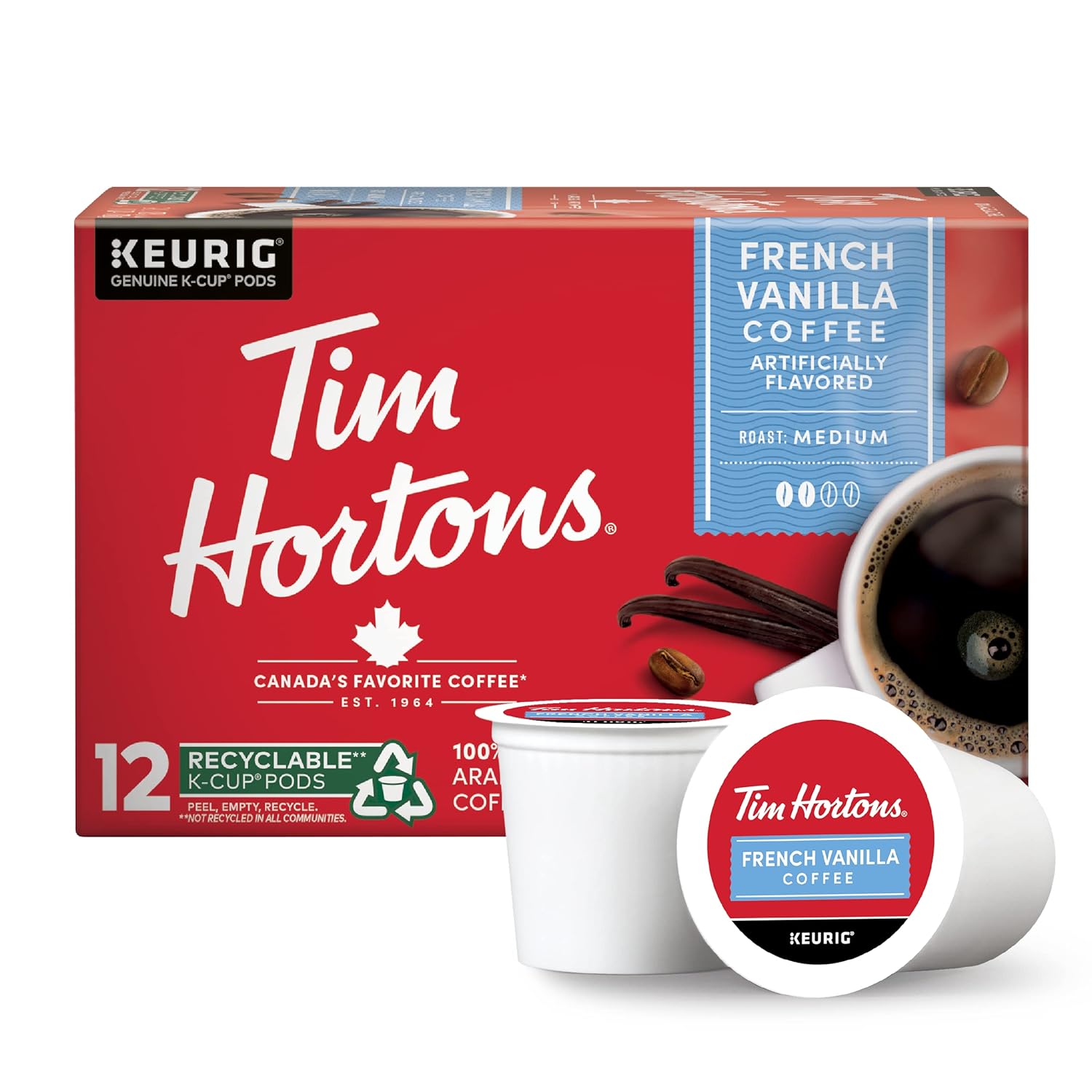 Tim-Hortons-Café-de-vainilla-francesa,-cápsulas-K-Cup-de-una-sola-compatibles2964