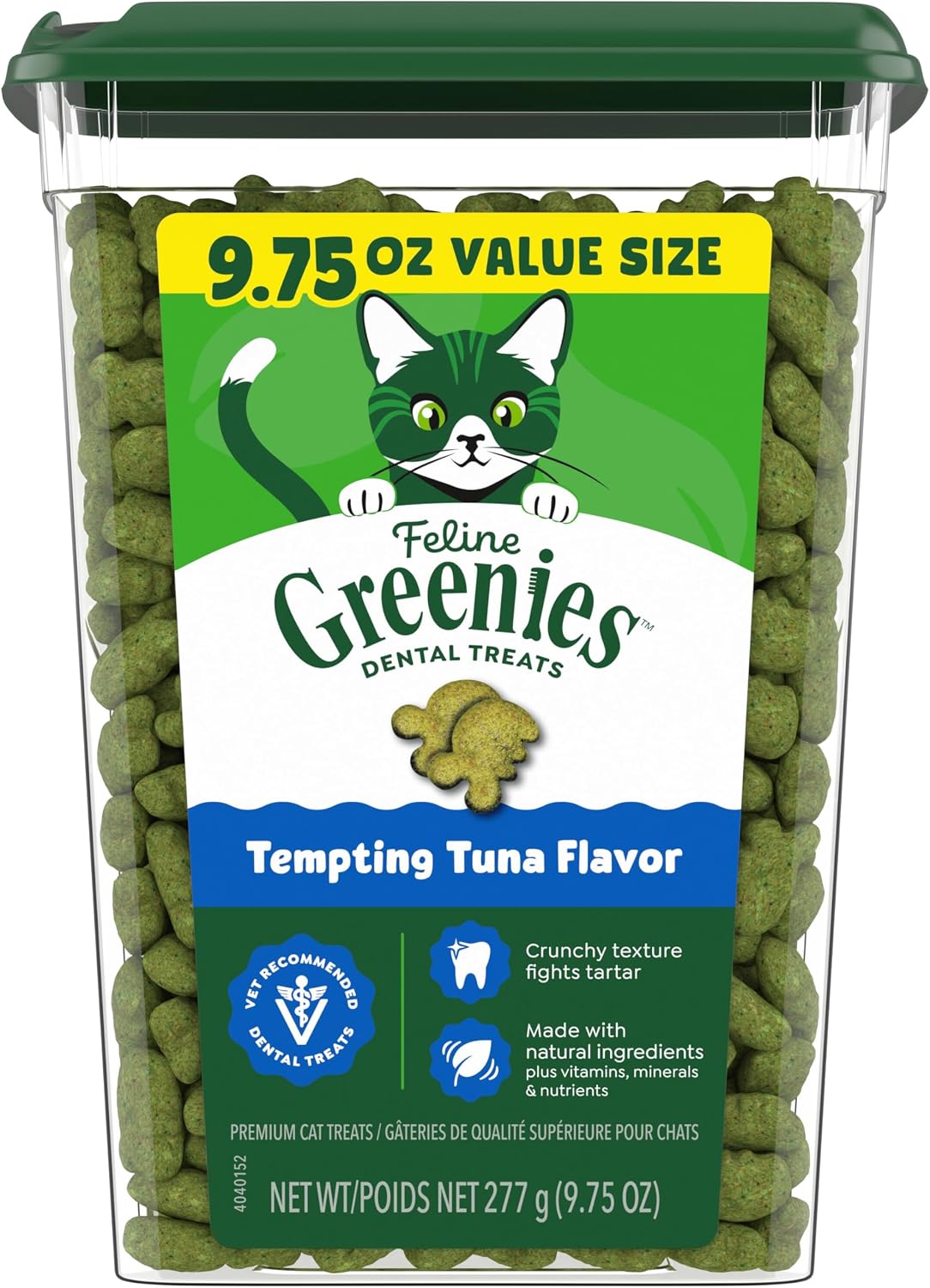 Greenies-Cat-Treats,-Veterinarian-Recommended-Adult-Natural-Dental-Cat-Treats,-Tempting-Tuna-Flavor,-9.75-oz.-594