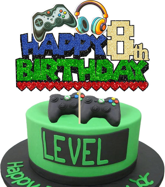 Ephlyn-1Pcs-Video-Game-Happy-8th-Birthday-412