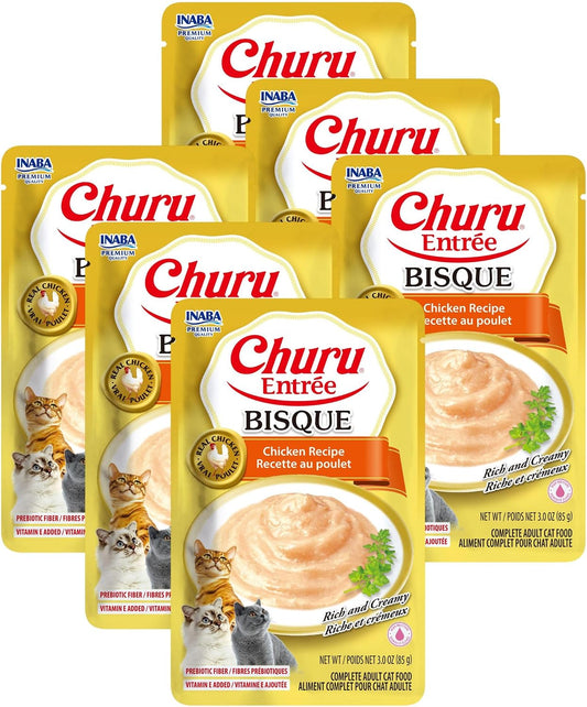 INABA-Churu-Entrée-Bisque-for-Cats,-High-Protein-&-Moisture,-Prebiotic-Wet-Cat-655
