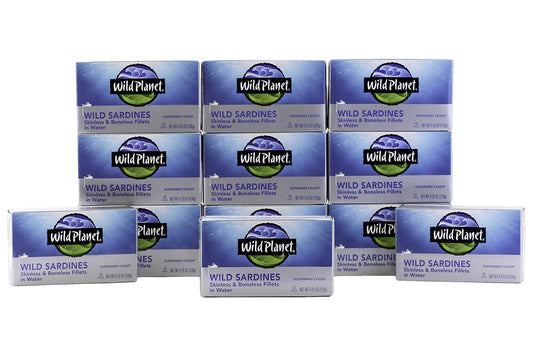 Wild-Planet-Wild-Sardines-in-Water,-2003