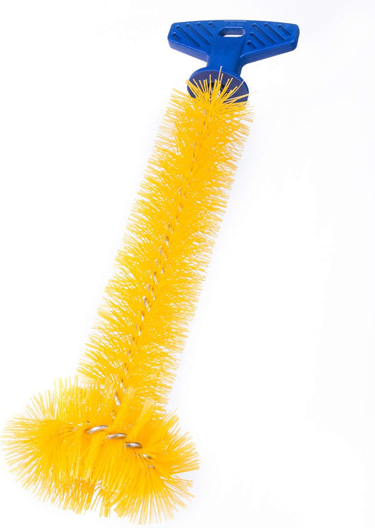 Universal-Garbage-Disposal-Brush,-Sturdy-Grip-Handle,-11-Inches,Yellow-----5102