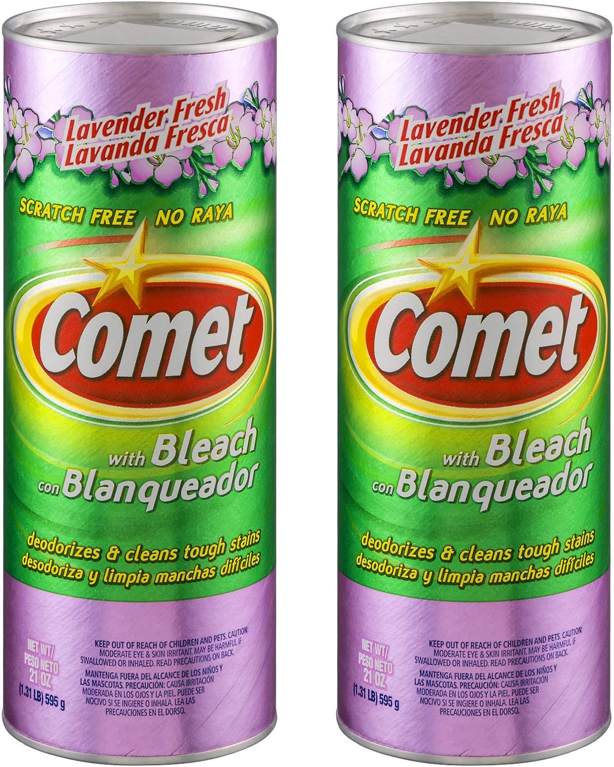 Comet-Cleaner-with-Bleach-Powder,-Lavender-Fresh,-21-Ounces,-Scratch-Free,-2-Pack-4712