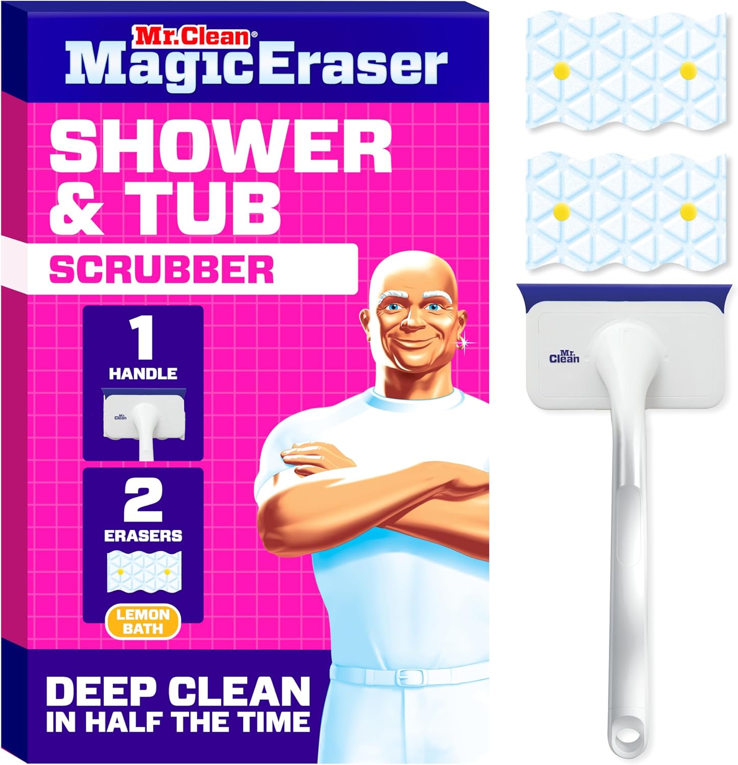 Mr.-Clean-Magic-Eraser-Shower-&-Tub-Scrubber,-Bathroom-Cleaner,-All-in-One-Bathroom-Cleaner,-2160