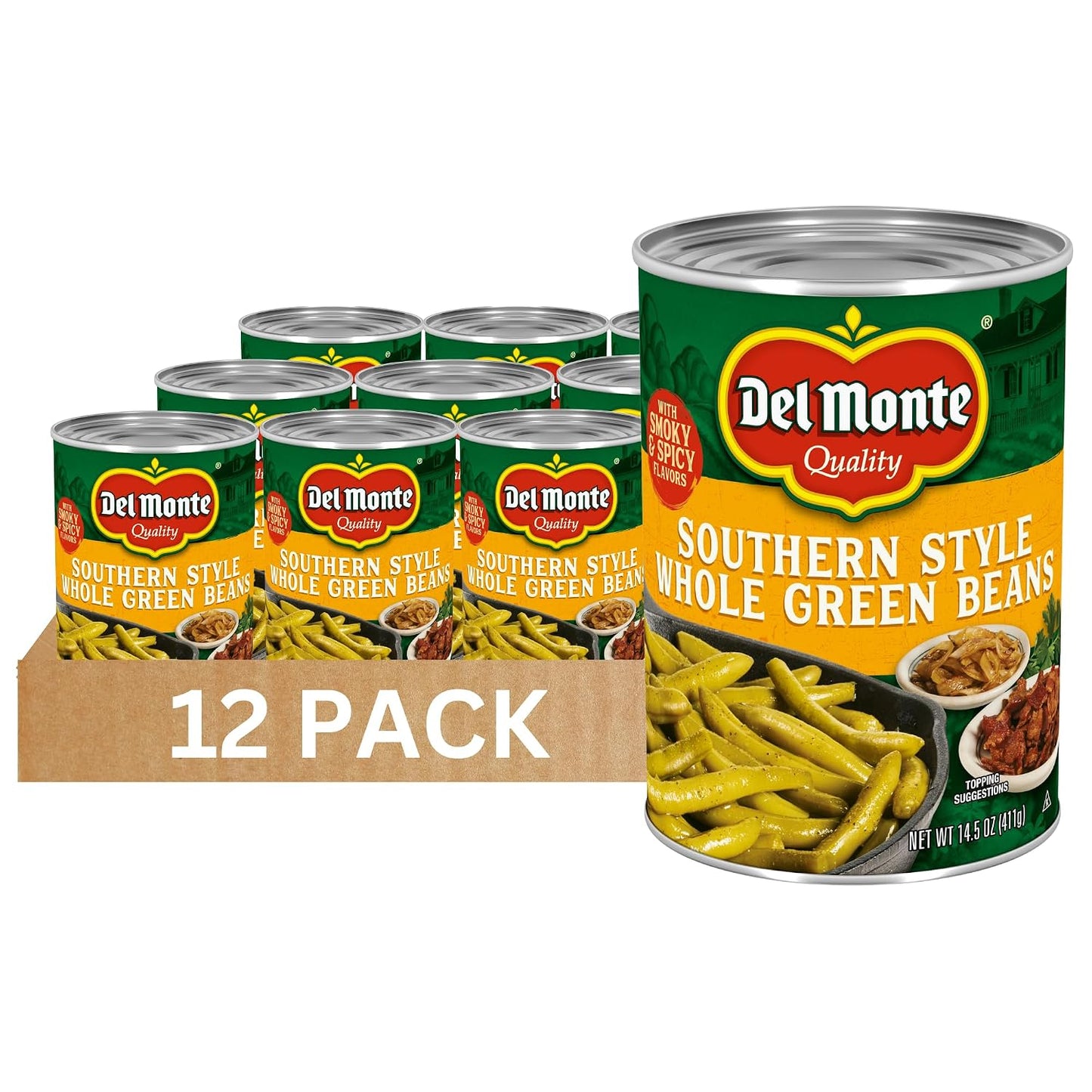 Del-Monte-Southern-Style-Whole-Green-Beans,-14.5-oz.-Can-(Pack-of-703