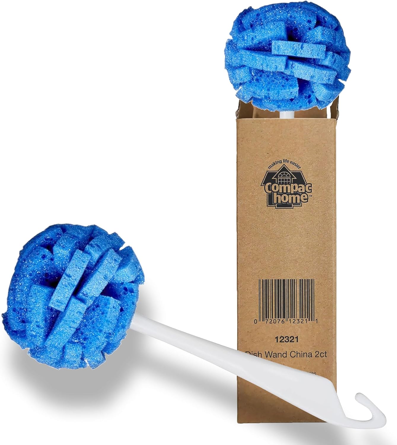 COMPAC-HOME-Dish-Wand-China-Durable-Foam-Sponge-Petals-Brush-3940