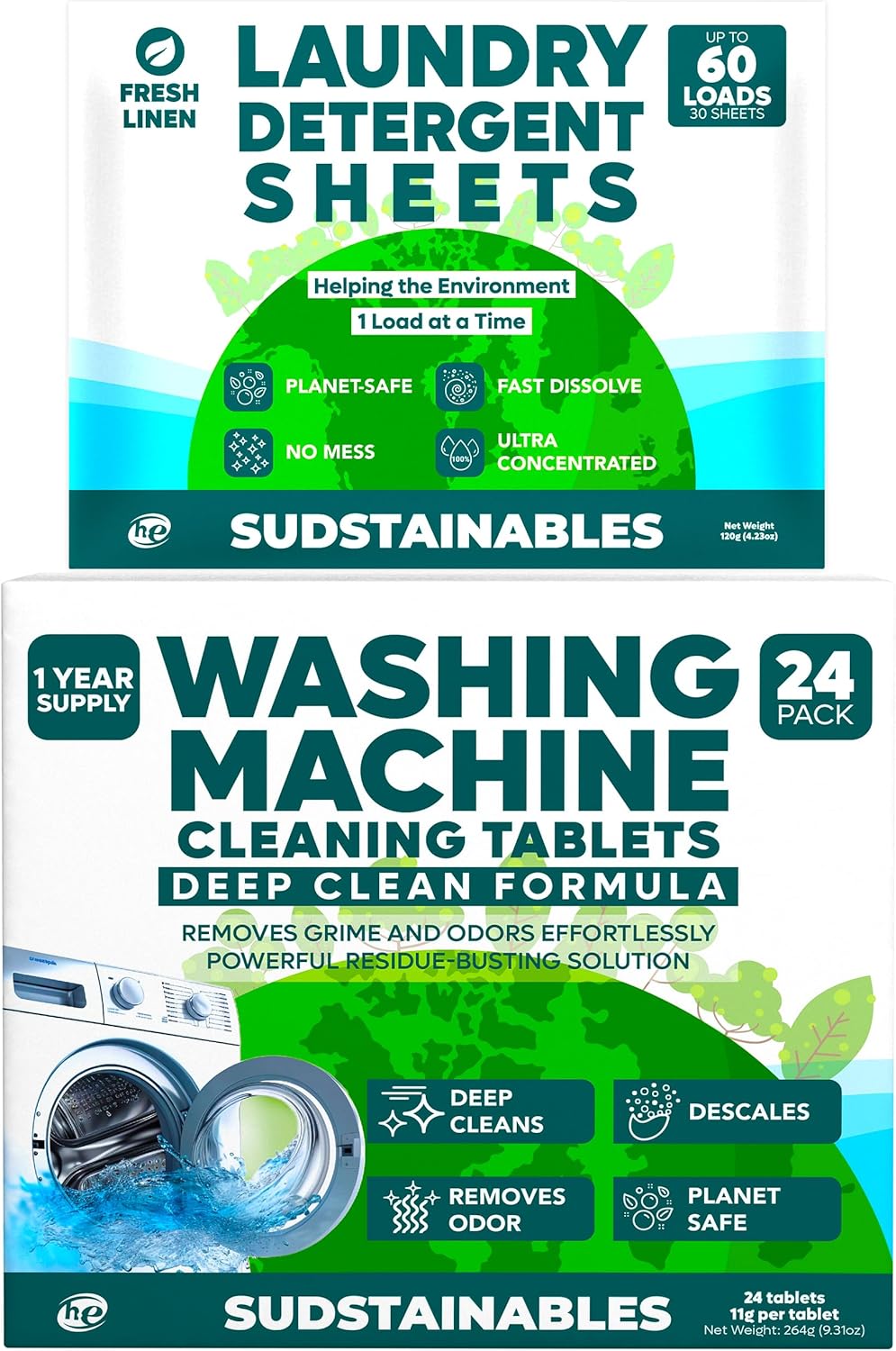 Washing-Machine-Cleaning-tablets-bundle-with-30-Sheets-Fresh-Linen-671