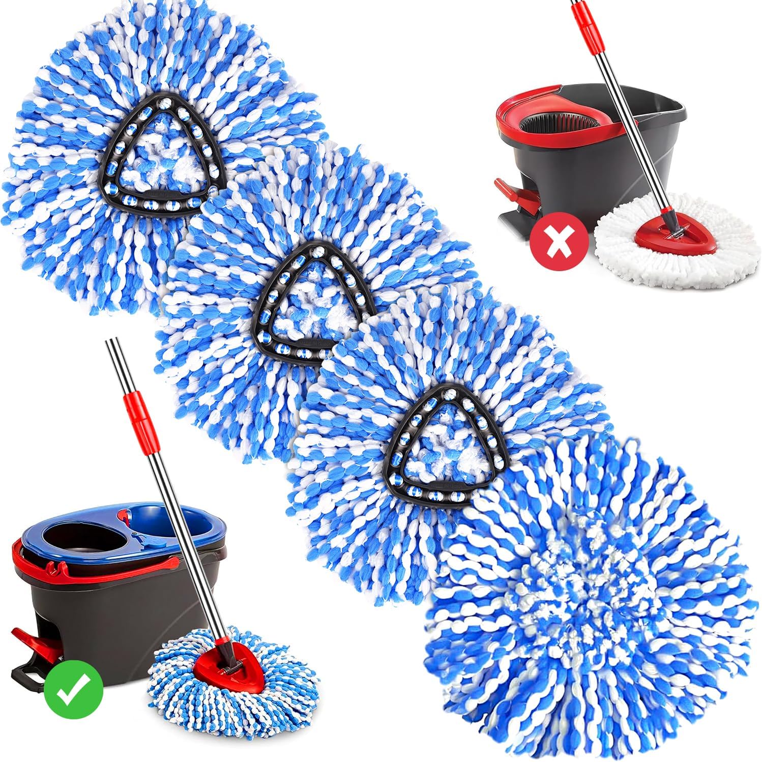 4-Pack-Mop-Replace-Heads-for-O-Cedar-Rinse-Clean-5076