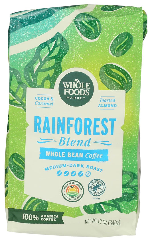 Whole-Foods-Market,-Rainforest-Blend-Café-de-grano-entero-de-tostado-oscuro,1866