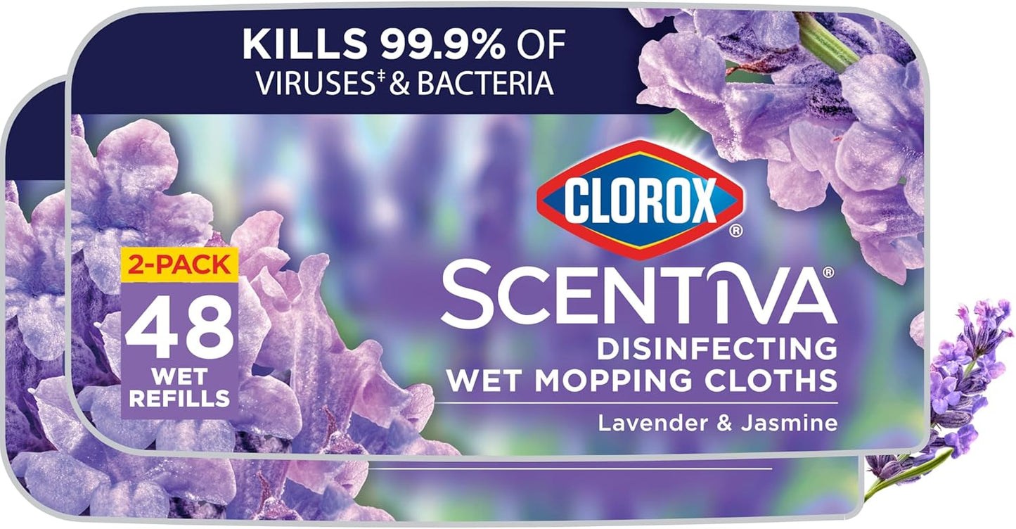Clorox-Scentiva-Disinfecting-Wet-Mop-Pad,-Disposable-Mop-Heads,-Multi-Surface-5379
