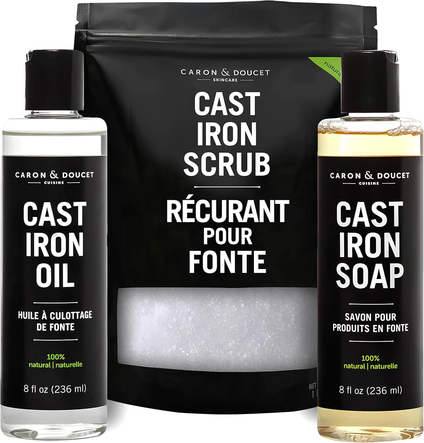 CARON-&-DOUCET-–-New-Ultimate-Cast-Iron-Set:-Seasoning-1770