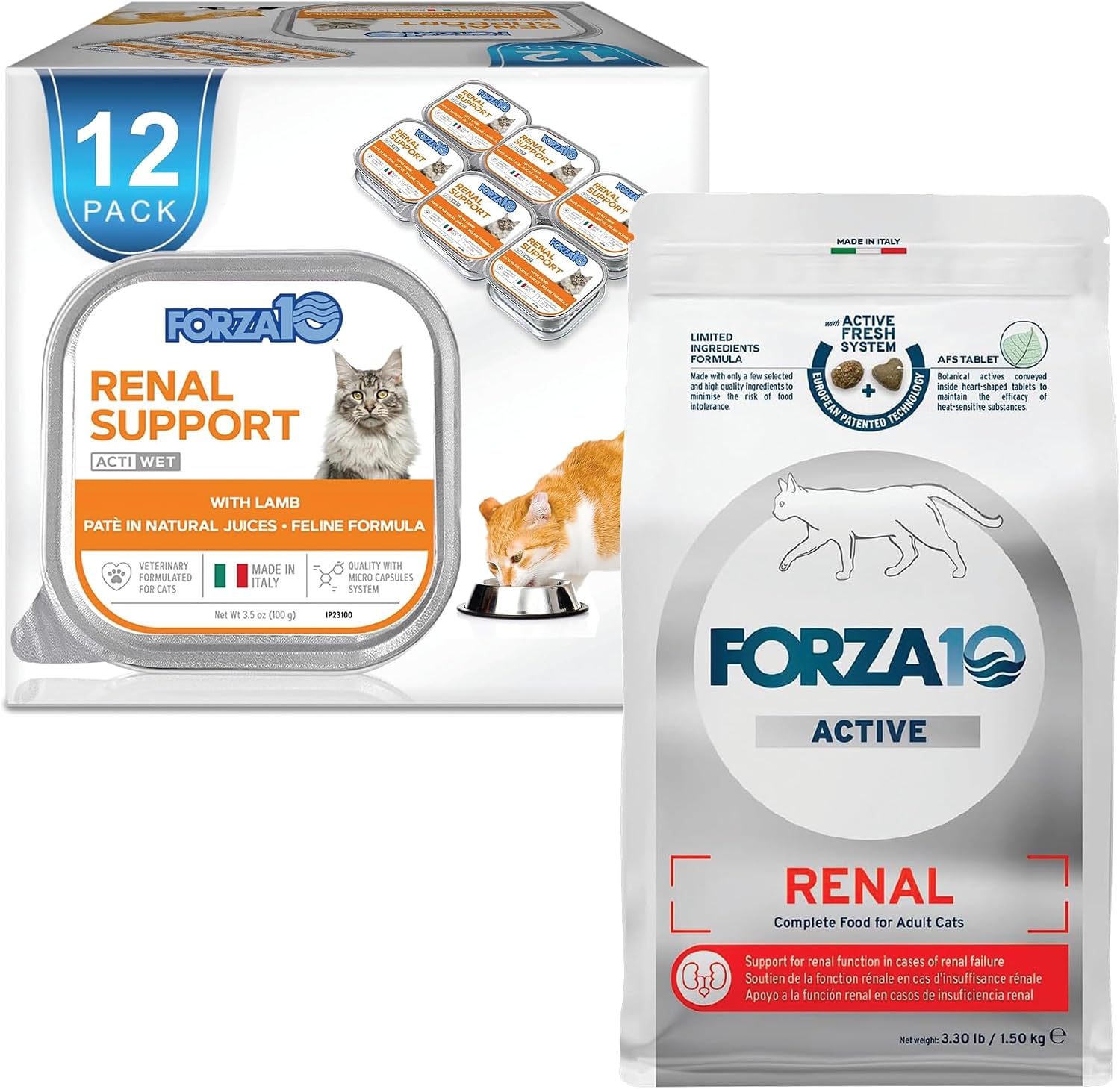 Cat-Renal-Value-Bundle--Wet-&-Dry-Vet-Formulated-Cat-Food,-Made-in-Italy-170