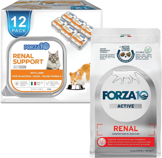 Cat-Renal-Value-Bundle--Wet-&-Dry-Vet-Formulated-Cat-Food,-Made-in-Italy-170