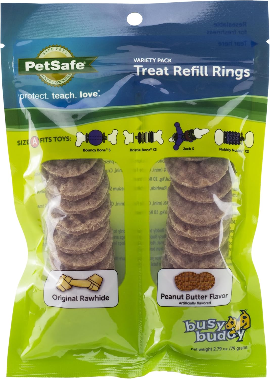 PetSafe-Busy-Buddy-Rawhide-Treat-Rings---Quality-Dog-Treats---Reward-1873