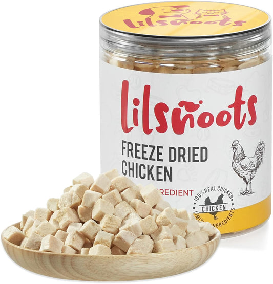 Freeze-Dried-Chicken-Dog-Treats-Cat-Treats,-Single-Ingredient-Raw-Chicken-Pet-Treats,-1209