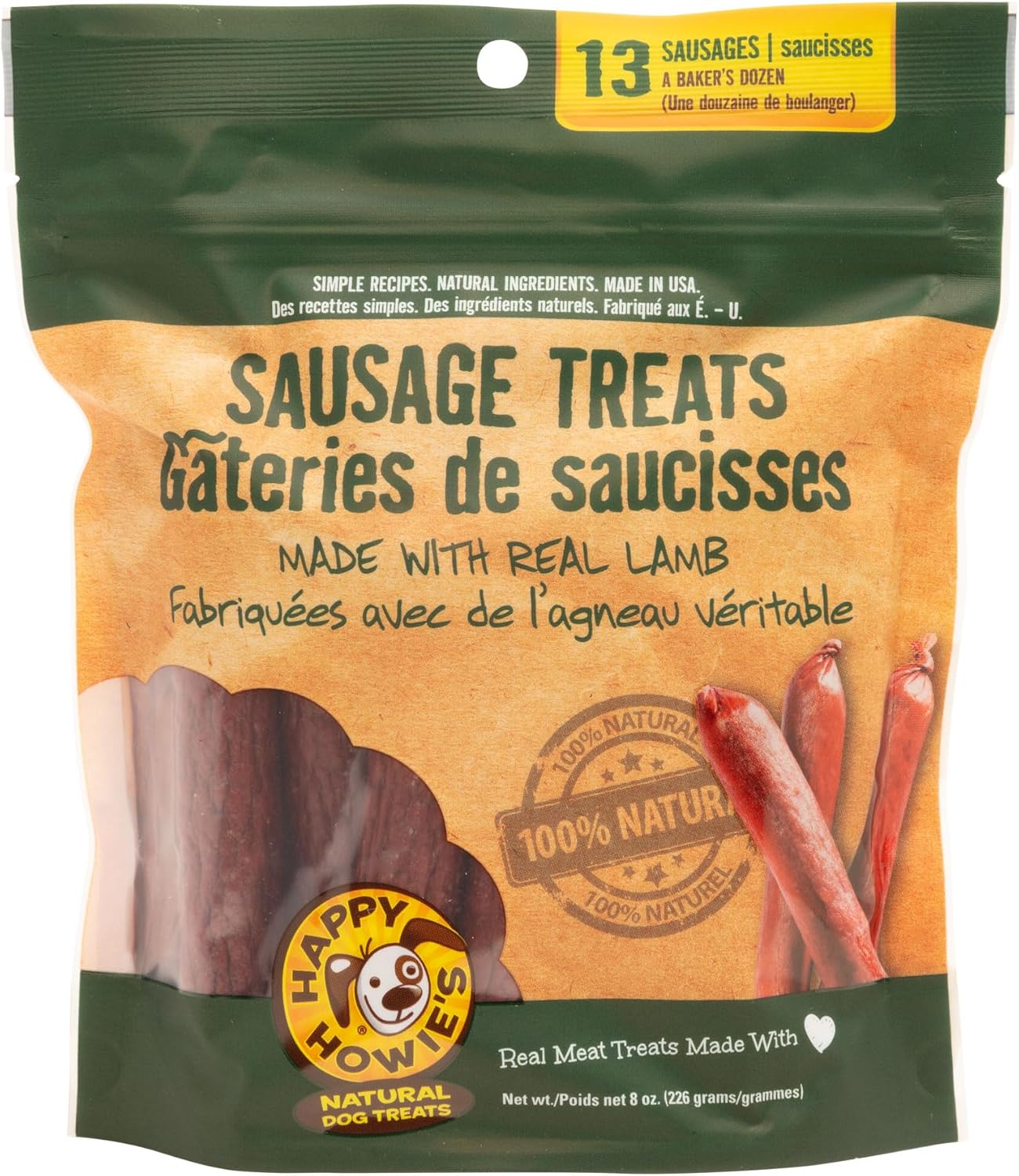 Happy-Howie's-Sausage-Treats---Healthy-Dog-Treats,-Flavorful-Slow-Cooked-Natural-850