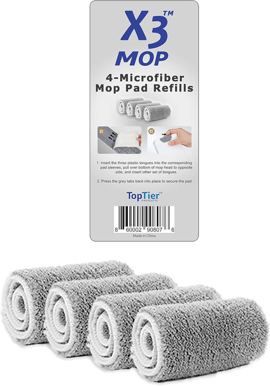 X3-Mop-Replacement-Microfiber-Cleaning-Pads,-4-Pack-of-Reusable-569