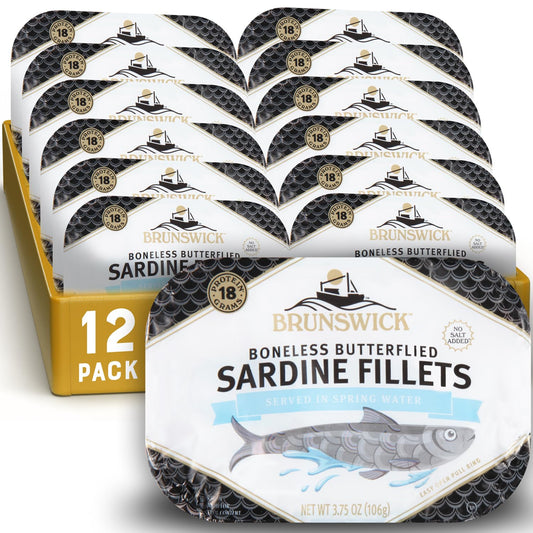 Brunswick-Sardines-in-Spring-Water,-3.75-oz-Can-(Pack-of-12)---Boneless-813