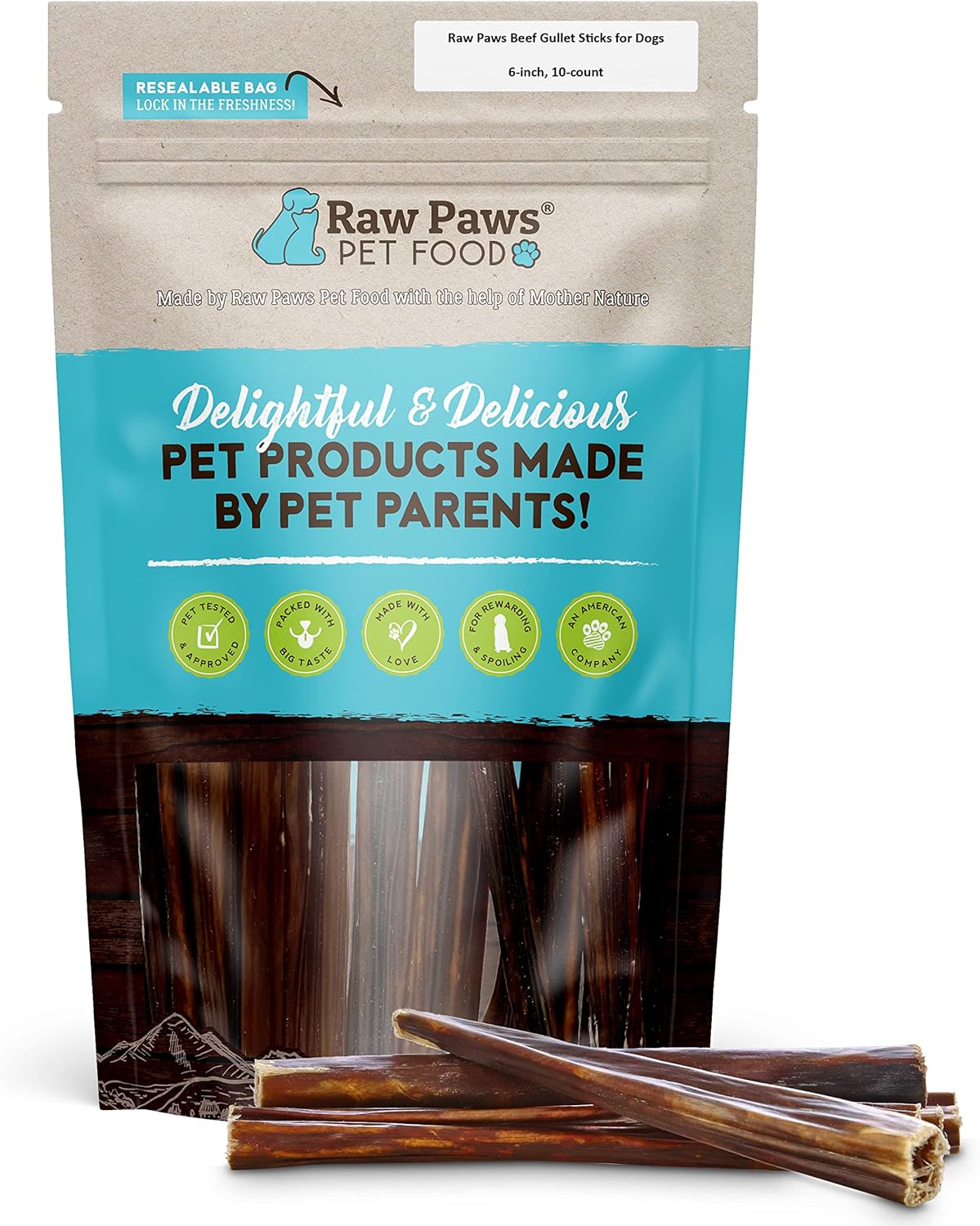 Raw-Paws-Beef-Gullet-Sticks-for-Dogs,-6-inch-(10-Count)---Free-Range-Raised-239