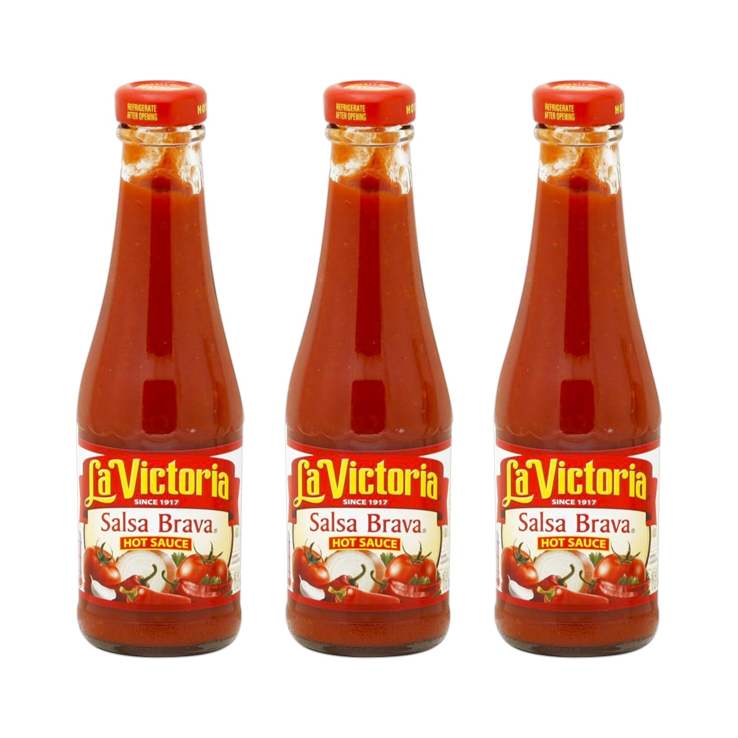 La-Victoria-Sauce-Hot-Salsa-Brava,-8-Ounce-(Pack-of-3)---1188