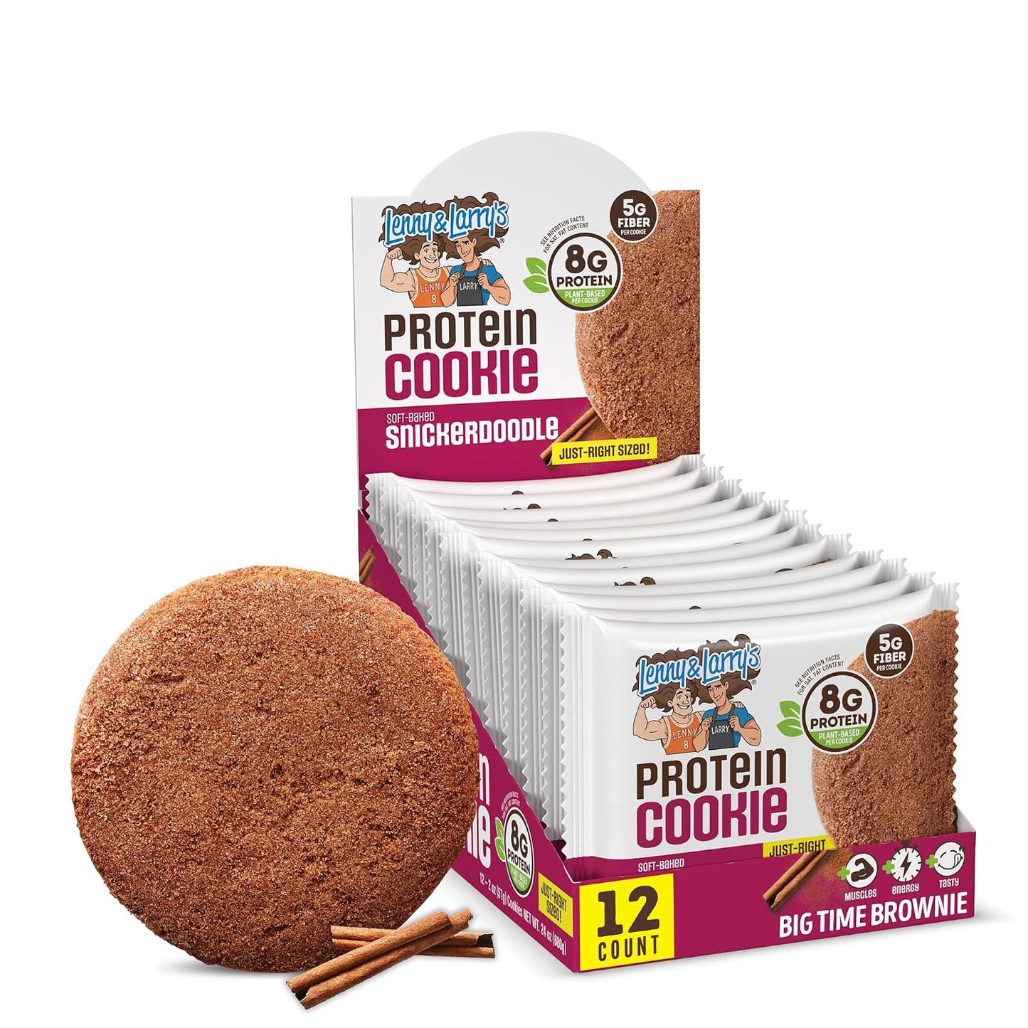 Lenny-&-Larry's-Protein-Cookie,-Snickerdoodle-–-High-Protein-Snacks-with--8g-Plant-Protein,-Fiber,-1542