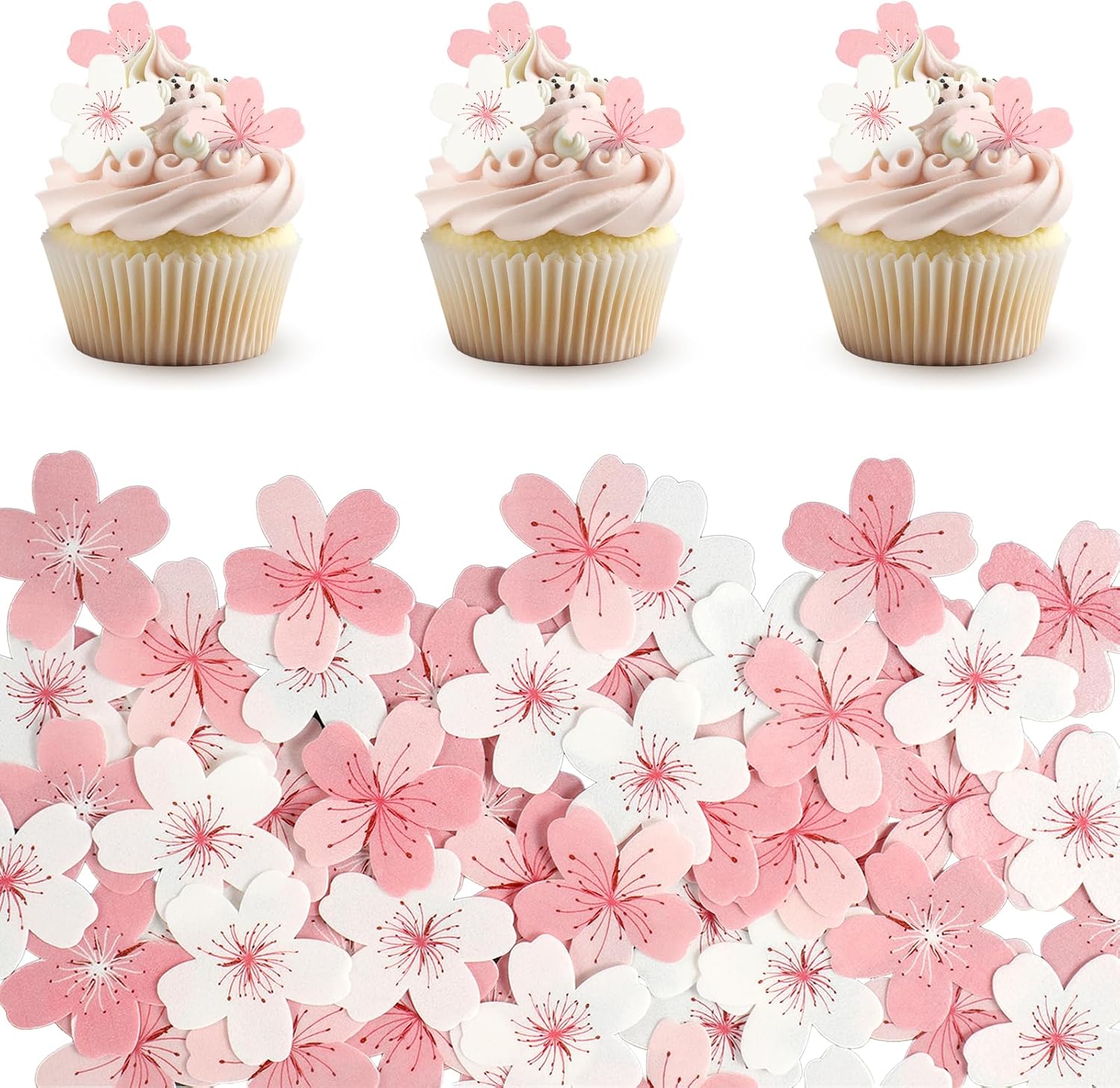 60pcs-Cherry-Blossom-Cupcake-Topper-Flowers-for-2468