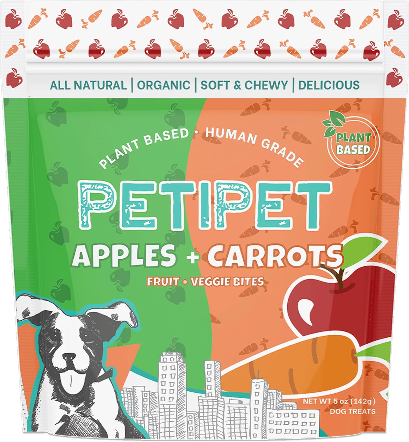 PETIPET-Apples+Carrots-Plant-Based-Fruit-Dog-Treats---Carrot-and-Apple-Soft-Chewy-2177