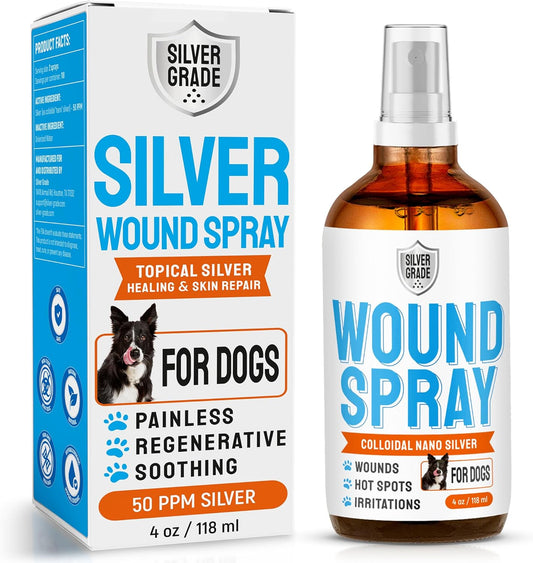 Silver-Dog-Wound-Spray-Helps-with-Hot-Spots,-Irritations,-Bites,-Burns,-Itch,-208