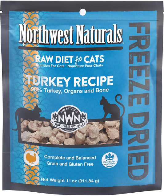 Northwest-Naturals-Freeze-Dried-Turkey-Cat-&-Kitten-Food-–-Bite-Sized-Nibbles-–-Healthy,-898
