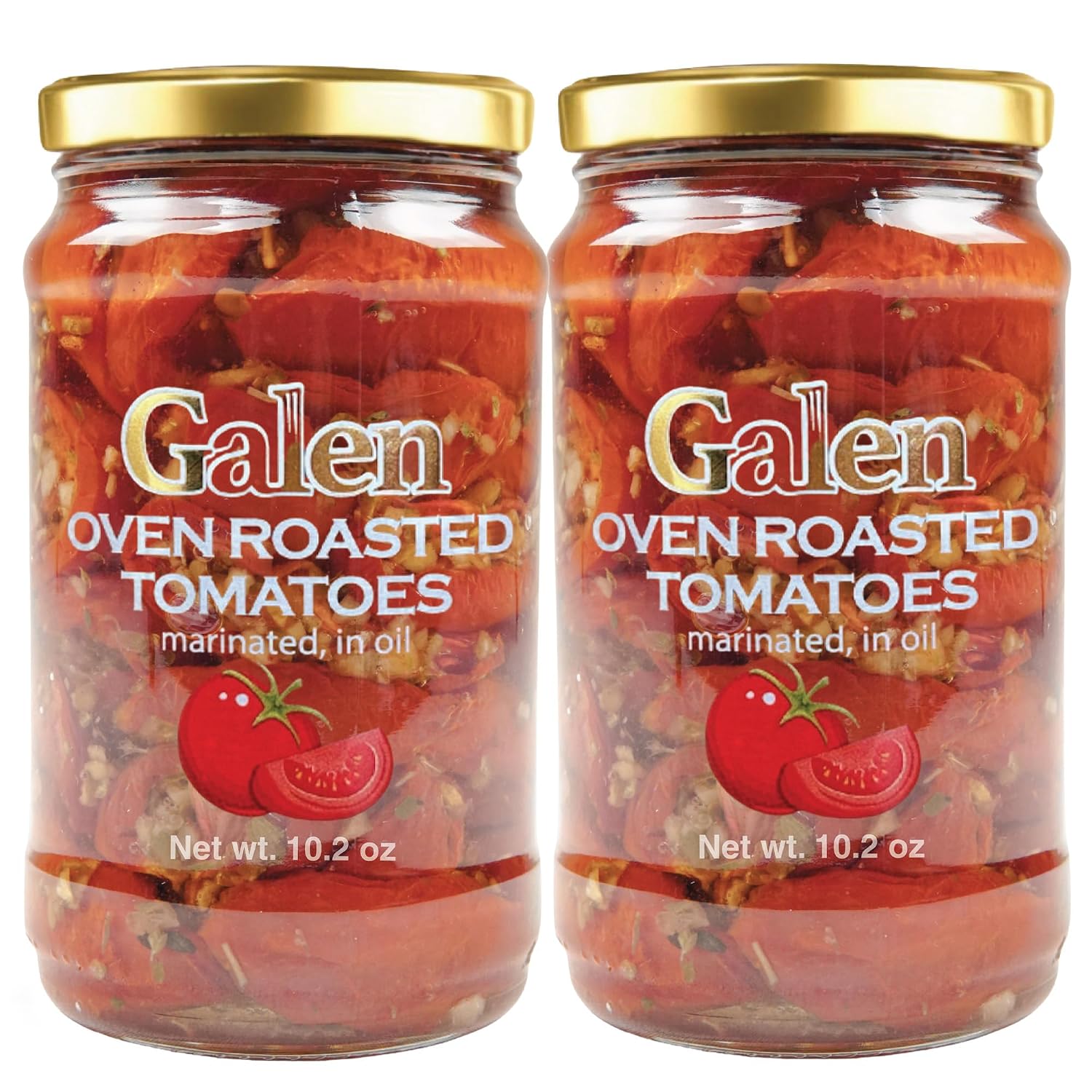 Galen-Sun-Dried-Tomatoes-in-Olive-Oil,-2-x-10.2-oz-Jar,-231
