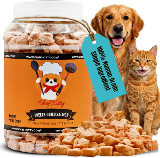 Freeze-Dried-Salmon-Treats-for-Cats-&-Dogs-–-1-Wild-Caught,-Single-Ingredient,-688