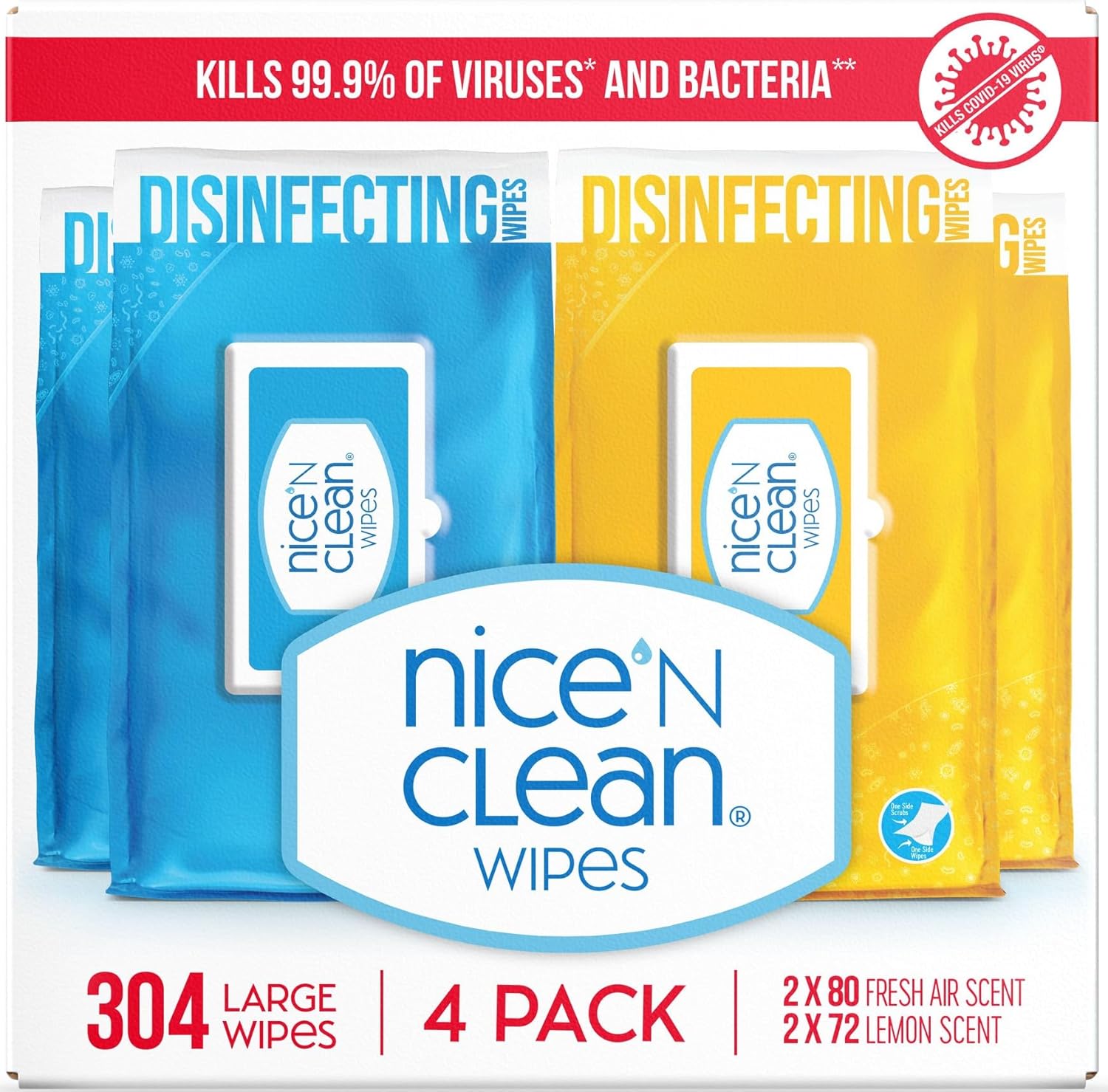 Nice-'N-Clean-Disinfecting-Surface-Wipes-304ct-|-Cleans-&-Disinfects-Home-&-Kitchen-Surfaces-1257