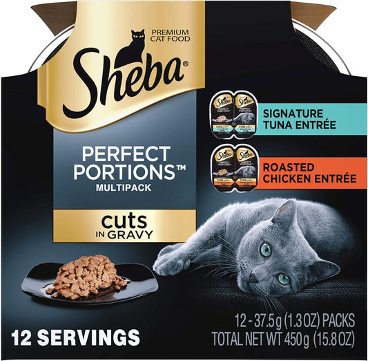 Sheba-Perfect-Portions-Multipack-Cuts-in-Gravy,-Signature-Tuna-Entree,-Roasted-Entree-Individual-(1233