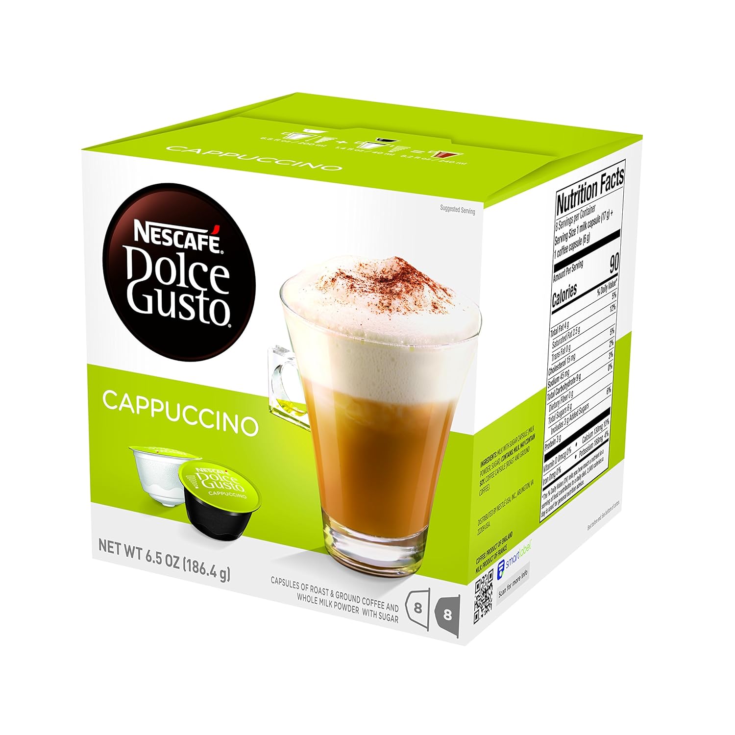 Nescafe-Dolce-Gusto-Coffee-Pods,-Cappuccino,-16-capsules,-Pack-of-3-----2507