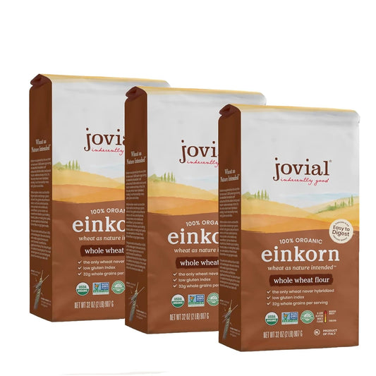 Jovial-Organic-Einkorn-Whole-Wheat-Flour---Bread-Baking-Flour-for-Sourdough,-475