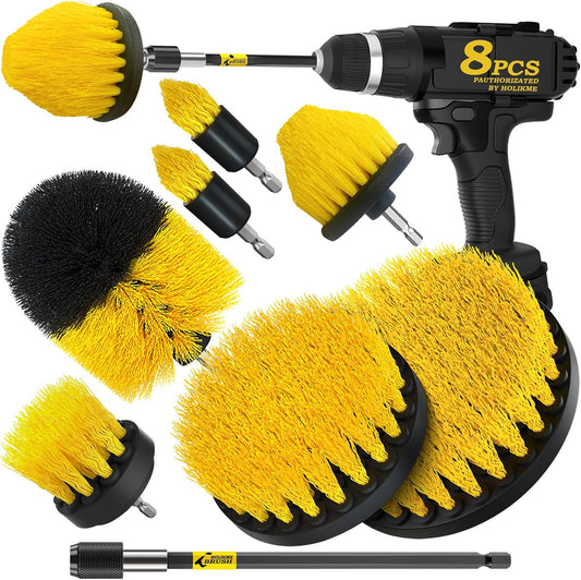 Holikme-8-Piece-Drill-Brush-Attachments-Set,-Power-Scrubber-with-5151