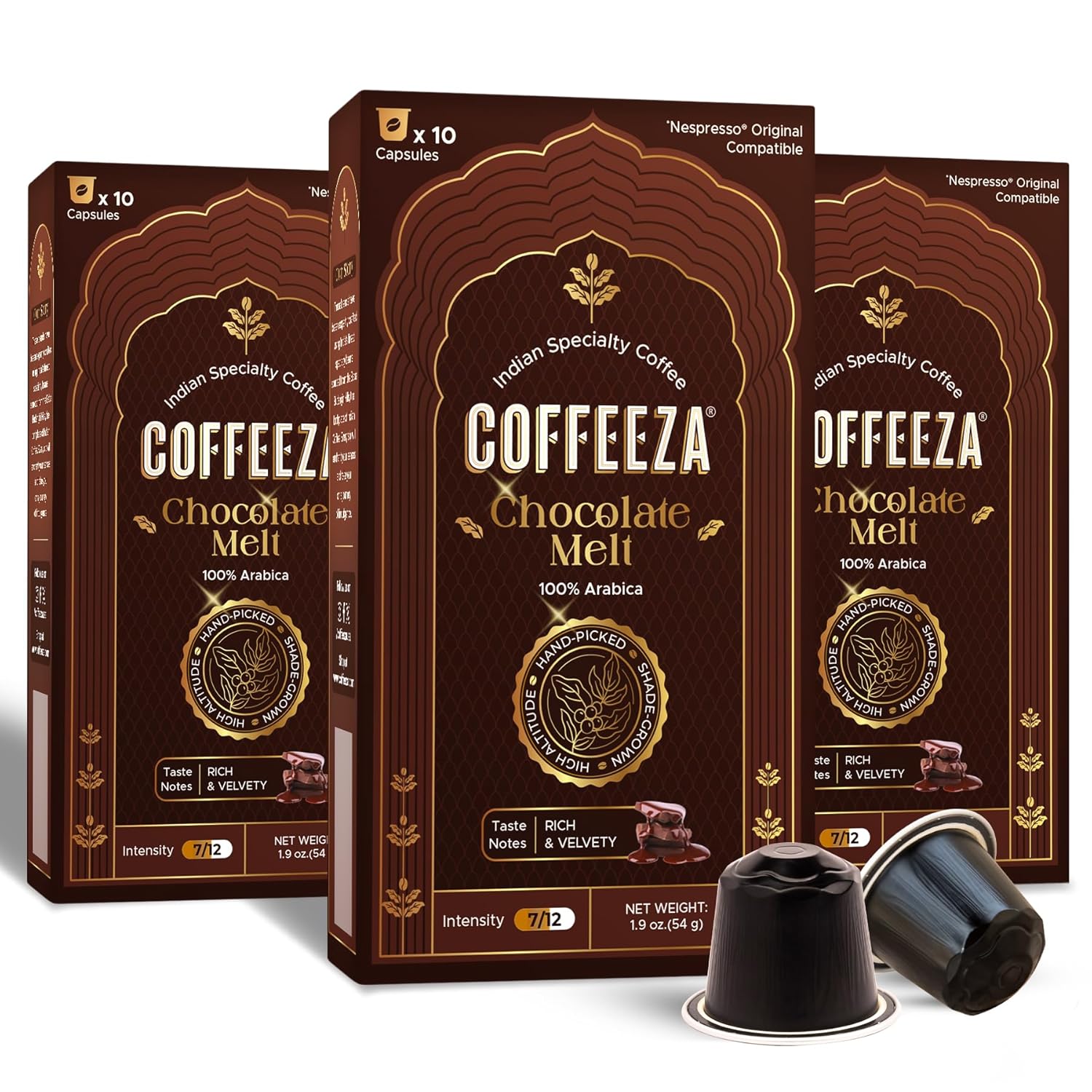 Coffeeza-Cápsulas-de-café-expreso-con-sabor-a-chocolate-belga,-compatibles-la107