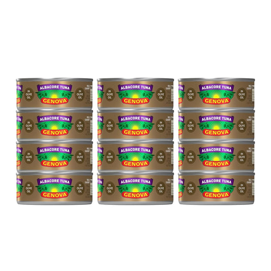 Genova-Atún-blanco-en-aceite-de-oliva,-latas-de-5-onzas-(paquete-12),-1383