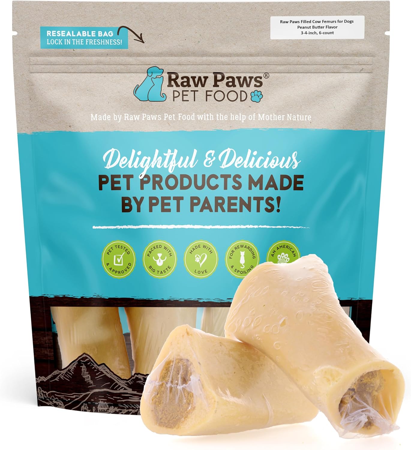 Filled-Cow-Femurs-for-Dogs---Peanut-Butter-400