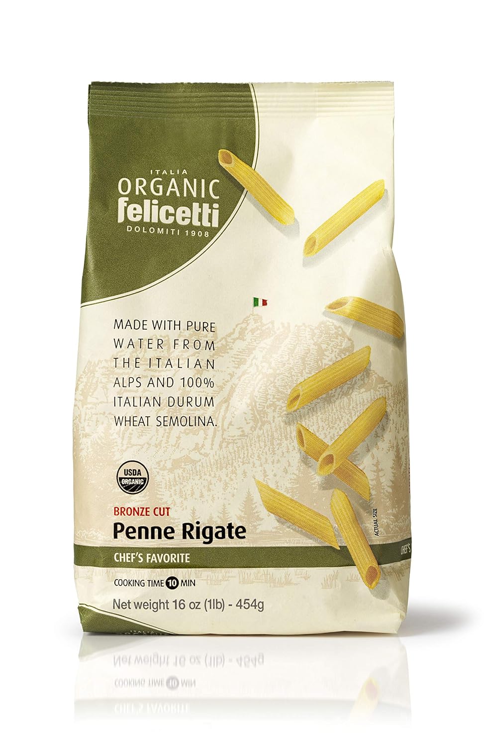 Organic-Felicetti-Penne-Rigate-Pasta-Italian-Non-GMO-16oz-(454g)-Pack-349