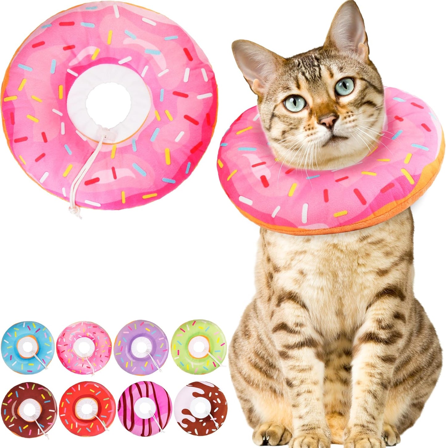 Cat-Cone-Collar-Soft,-Cute-Cat-Donut-Collar-After-Surgery,-Adjustable-Kitten-Recovery-1506
