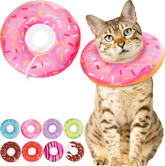 Cat-Cone-Collar-Soft,-Cute-Cat-Donut-Collar-After-Surgery,-Adjustable-Kitten-Recovery-1506